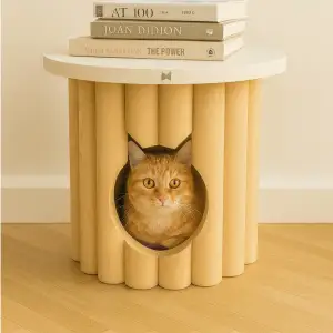 Table/House for a cat, rabbit, chinchilla - MOKA Design