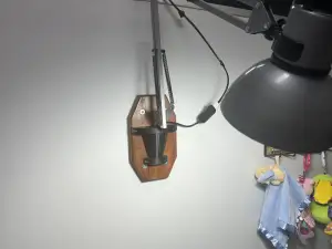 Desk lamp wall mount