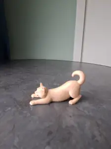 Playful Stretching Kitten