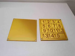 SLIDING NUMBERS PUZZLE - GAME OF FIFTEEN