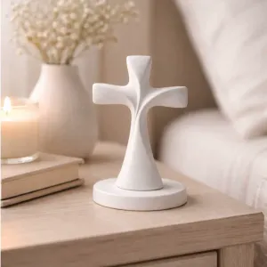 Ultra Realistic Modern Christian Cross Sculpture – STL File