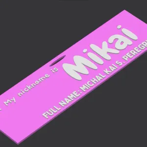 student name plate