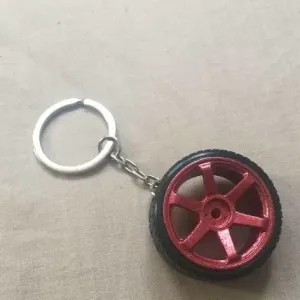 WHEEL KEYCHAIN