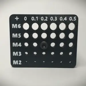 Bolts, Screws Tolerance Guage, Measure - M2 to M6.