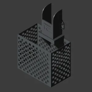 Creality K2 detachable Waste Bin & Poop Chute (central bin)