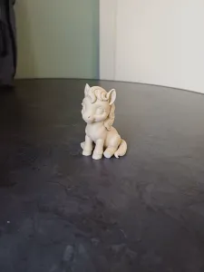 Cute Sitting Pony Figurine