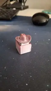 hat-shaped keycap
