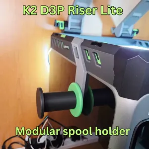 Modular spool holder for K2 D3P Riser LITE