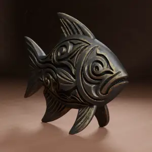 Tribal fish decoration