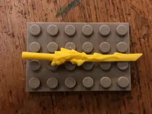 Sword Of Fire Lego Compatible, From Ninjago