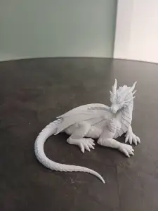 Detailed Fantasy Dragon Figurine