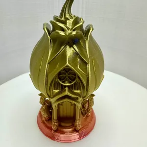 Gothic rose bud tower