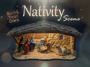 Build your own...Nativity Scene! Diorama Base Mesh