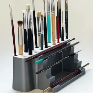 Print brush rack holder