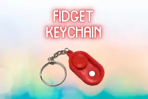 Magnetic fidget keychain