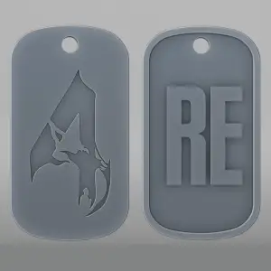 Resident Evil 4 Remake dogtag