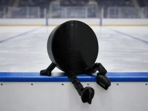 Flexi Hockey Puck Buddy (add logo or text in slicer)
