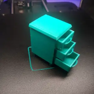 mini 3 draw stand for play set