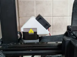 Stepper-motor fan housing