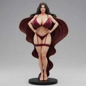 Velora Crimson – Scarlet Cascade Edition