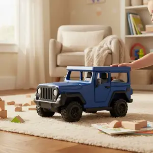 blue jeep wrangler