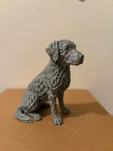 Voronoi Dog Sculpture- Modern 3D Print