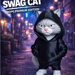 Urban swag cat
