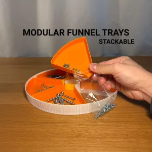 Stackable Modular Funnel Trays