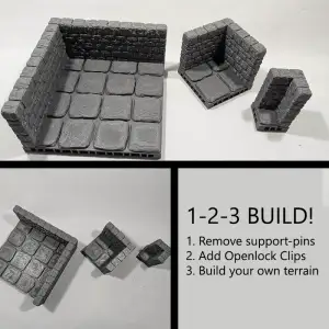 Dungeon tiles - corners