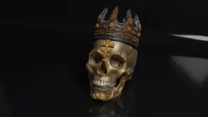 Skull in a Crown