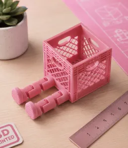 drawer with articulated legs