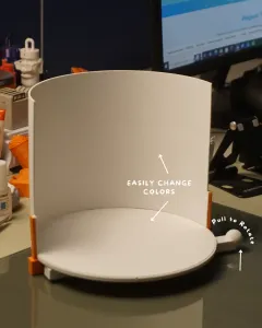 Pull-to-Spin Mechanical Photobox
