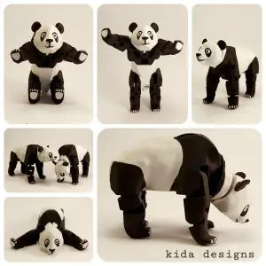 Articulated Panda (Print-in-place)