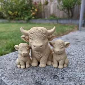 Highland Cuddle Crew — Mama & Calves Set