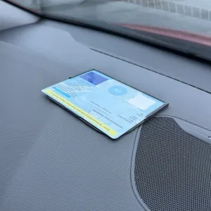 UK Disabled badge dashboard mount/clip
