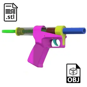 TPB-One | Toy Foam Dart Blaster | Digital Files