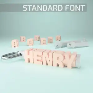 Customizable fidget Name keychain spinner