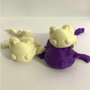 Articulated Axolotl – Cute and Poseable 3D Print
