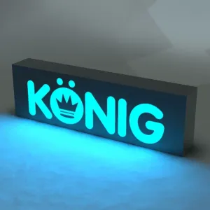 KONIG Logo Lamp Graphic Illuminator