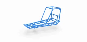 Frame for old school water pumper Sand buggy Scale 1:25