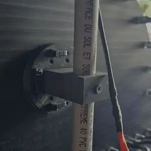 PVC Pipe holder for Coroplast Props