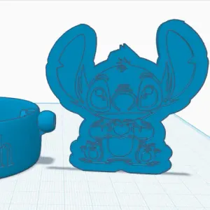 cortinero stitch corazón