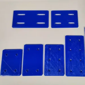 Heavy Duty Wide Mending Plates | 40x4mm (2-Row)
