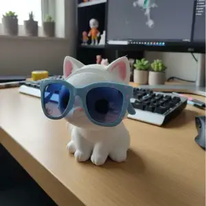 Soporte de gafas con forma de gato