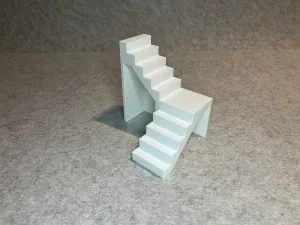 Dollhouse stairs staircase miniature house