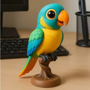 cartoon parrot