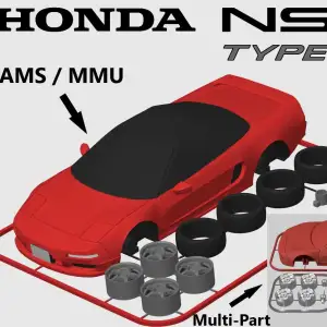 Honda NSX Type R Kit Card