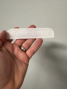 Name Plate base