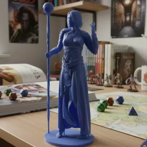 Female Wizard RPG Miniature