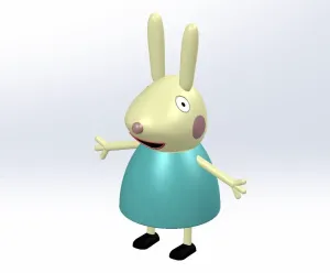 Rebecca Rabbit, Peppa's friend